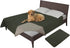 Easy-Going 100% Waterproof Dog Bed Cover Washable Couch Cover Non-Slip Sofa Cover Leakproof Blanket Furniture Protector Cover Reusable Incontinence Bed Underpads for Pets Kids Dog Cat(68X82 In,Gray) - The Max & Rex Collection