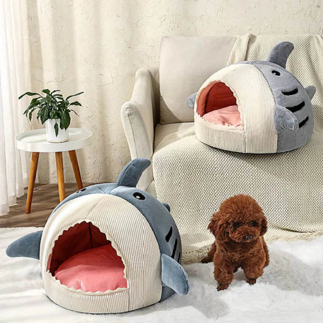 Luxury Plush Shark Pet Bed - The Max & Rex Collection