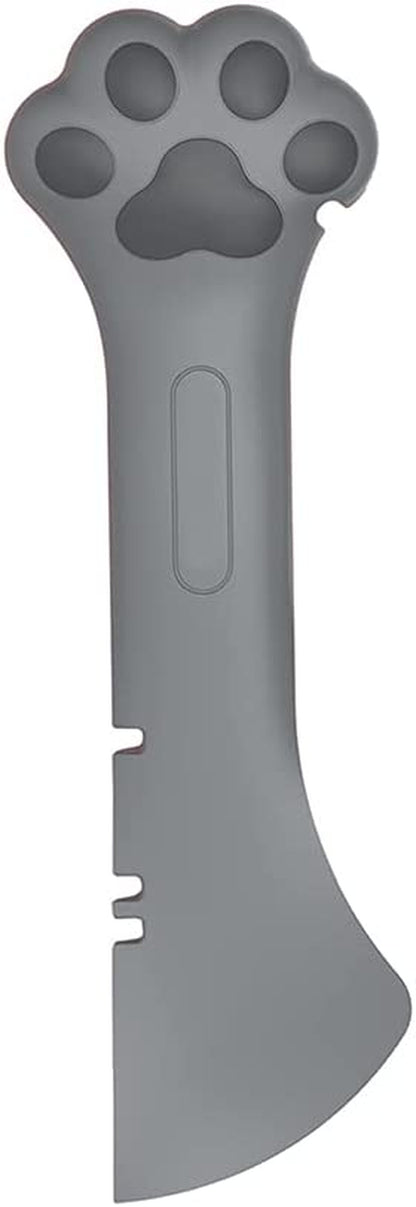 Dog Food Lids & Spoons, Can Opener Set with Cover, Cat & Dog Food Accessories, Manual Can Opener (White)