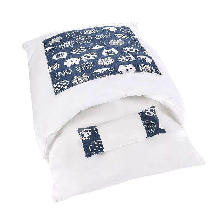 Removable Dog Cat Bed Cat Sleeping Bag Sofas Mat Winter Warm Cat House Small Pet Bed Puppy Kennel Nest Cushion Pet Sofa Products - The Max & Rex Collection