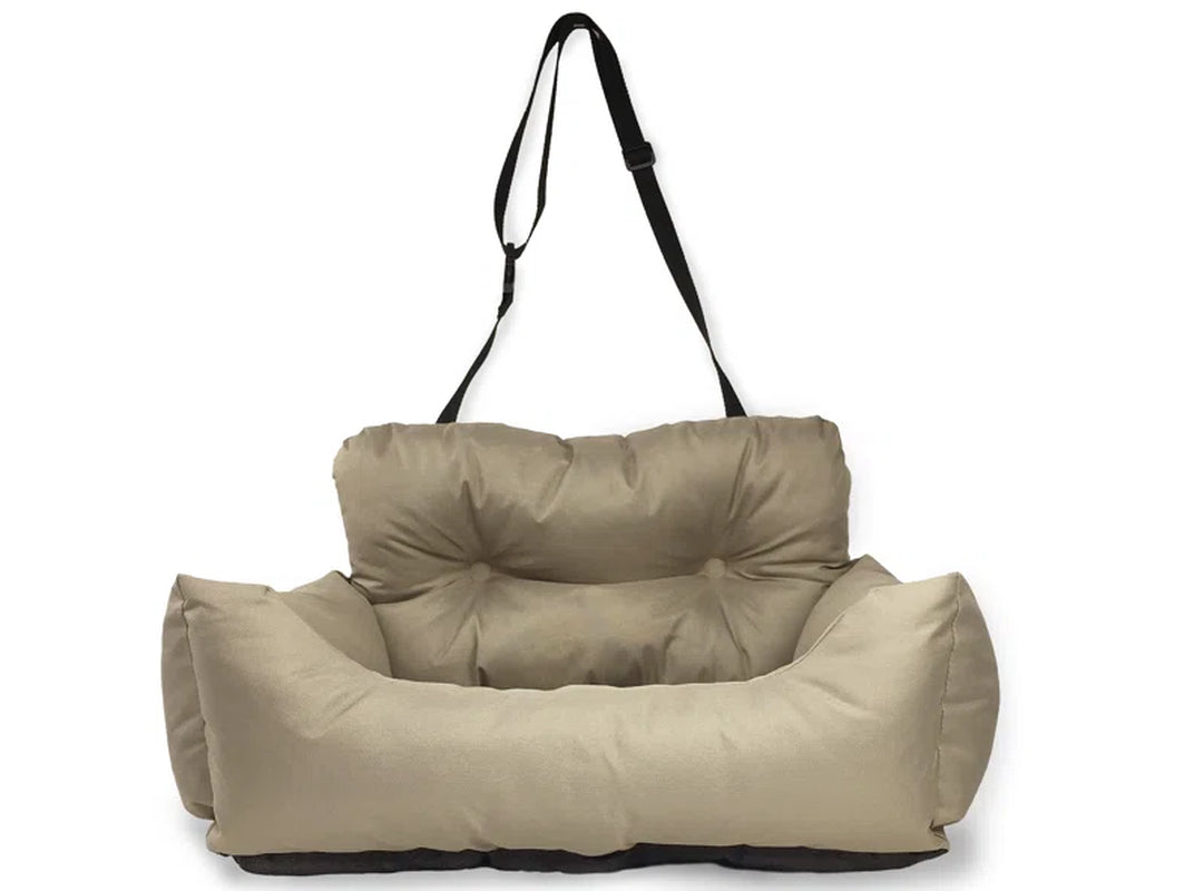 Sheard Seat Belt Compatible Travel Pet Bed