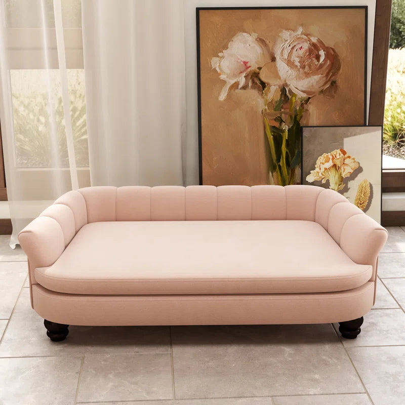 Upholstered Velvet Pet Bed