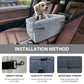 Man Friend Comfort Small Dog Car Seat Center Console Carrier Pet Travel Bed