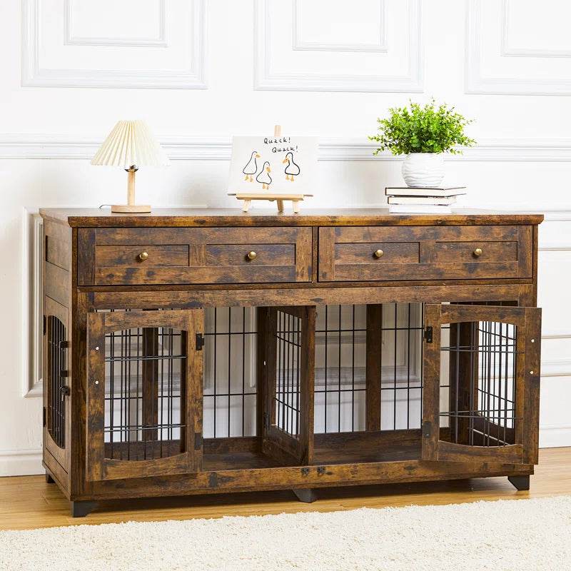 Dog Crate Furniture with Openable Partition - The Max & Rex Collection