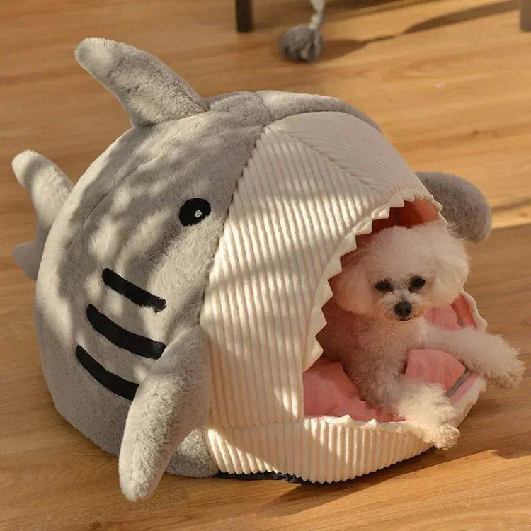 Luxury Plush Shark Pet Bed - The Max & Rex Collection