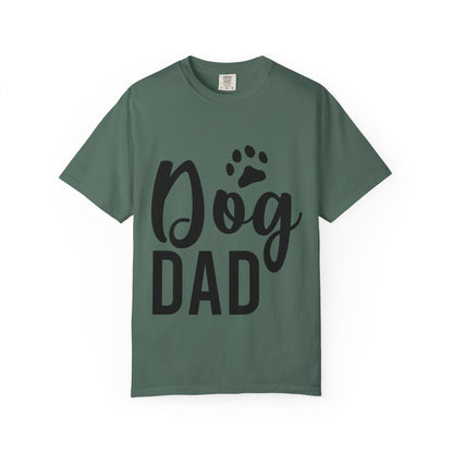 Dog Dad T-Shirt — Paw Print Graphic Tee for Dog Lovers, Gift for Pet Dads