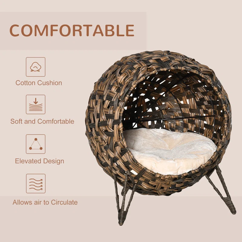 Maury Cotton Elevated Pet Bed