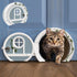 Gnome® Door Cat Door for Interior Doors - Stylish & Functional with No Flap, Lockable, and Easy Installation, Spacious Large Kitty Door for Cats up to 20 Lbs, Private and Comfortable Pet Door