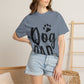 Dog Dad T-Shirt — Paw Print Graphic Tee for Dog Lovers, Gift for Pet Dads