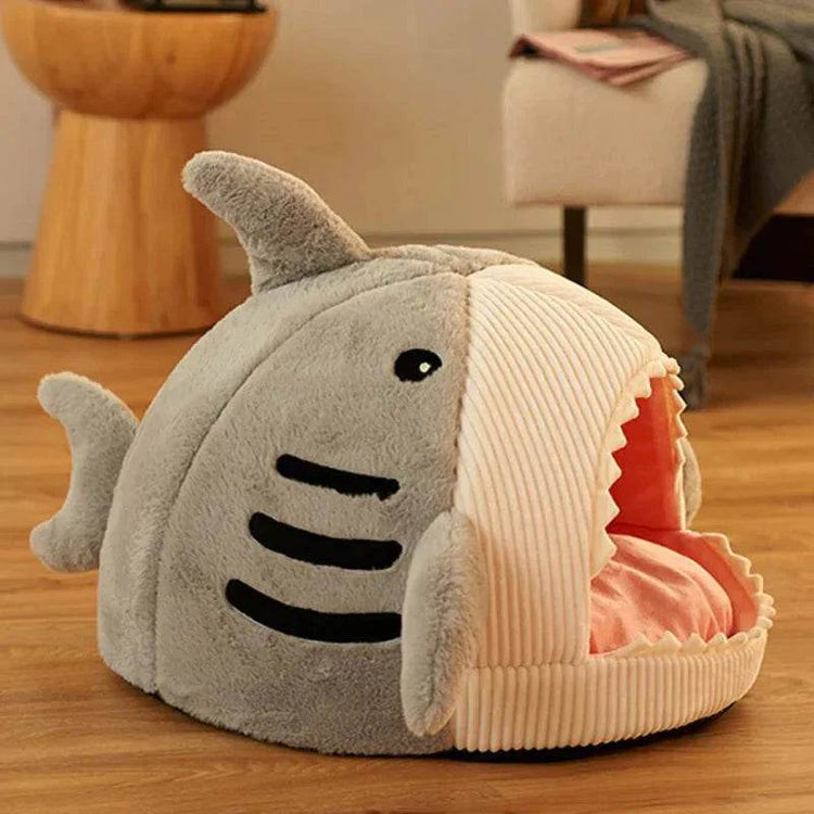 Luxury Plush Shark Pet Bed - The Max & Rex Collection