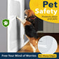 43" X 17" Door Scratch Protector, Plastic Scratch Shield Protect for Cat/Dog, Duty Flexible Door Guard Cover for Furniture, Wall