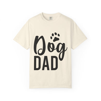 Dog Dad T-Shirt — Paw Print Graphic Tee for Dog Lovers, Gift for Pet Dads