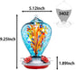 Muse Garden 34oz Blown Glass Hanging Hummingbird Feeder - The Max & Rex Collection