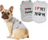 Droolingdog Dog Clothes Puppy Shirts I Love My Mom Dog T Shirt for Small Dogs, Small, Grey - The Max & Rex Collection