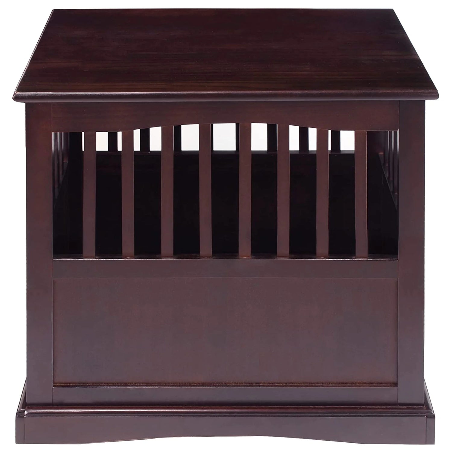 Newport Pet Dog Crate Furniture End Table, Brown, 24"