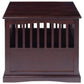 Newport Pet Dog Crate Furniture End Table, Brown, 24"