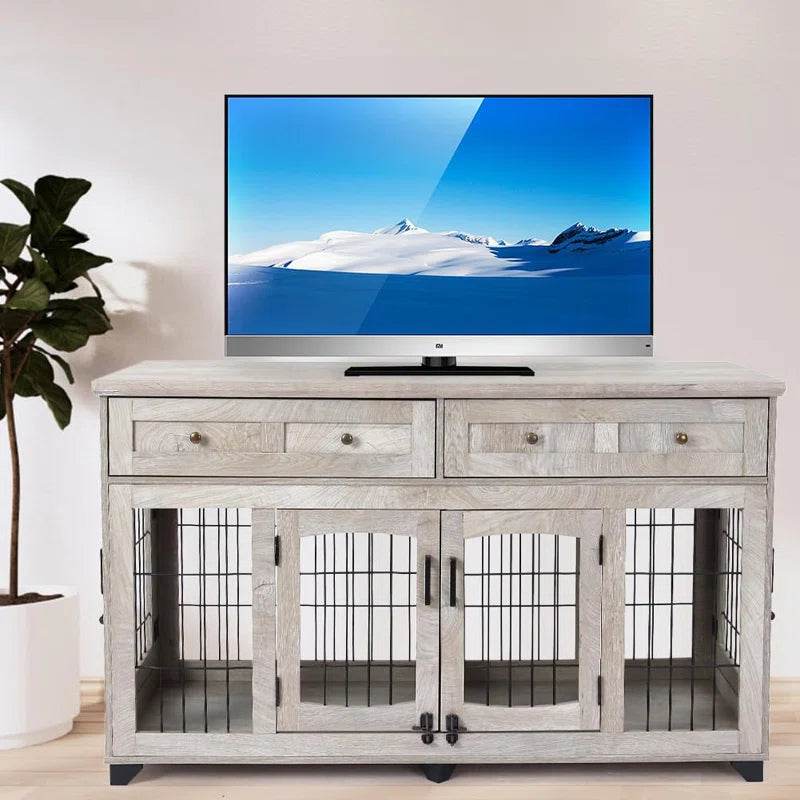 Dog Crate Furniture with Openable Partition - The Max & Rex Collection