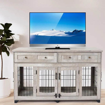 Dog Crate Furniture with Openable Partition - The Max & Rex Collection