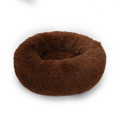 Orthopedic Anti-Anxiety Donut Bed for Dogs & Cats – Soft, Washable, Cozy - The Max & Rex Collection