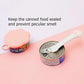 Dog Food Lids & Spoons, Can Opener Set with Cover, Cat & Dog Food Accessories, Manual Can Opener (White)