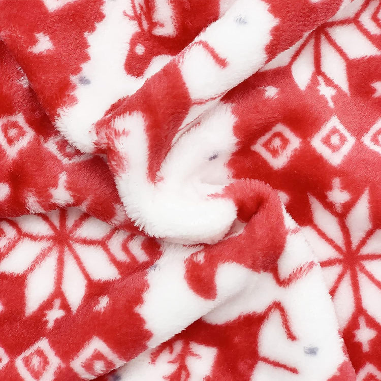 QETRABONE Small Dog Pet Cat Christmas Costume Sweater, Pet Supplies Costume Xmas Clothes Dog Jumpers Snowflake Elk Pattern Christmas Outfits for Dogs Puppy Kitten Cats (Large, Red Snowflake)