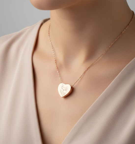 Necklace: Urn, Pet Memorial, Gift for Women Men