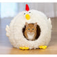 Corbridge Comfy Chicken Cat Bed & Hideaway