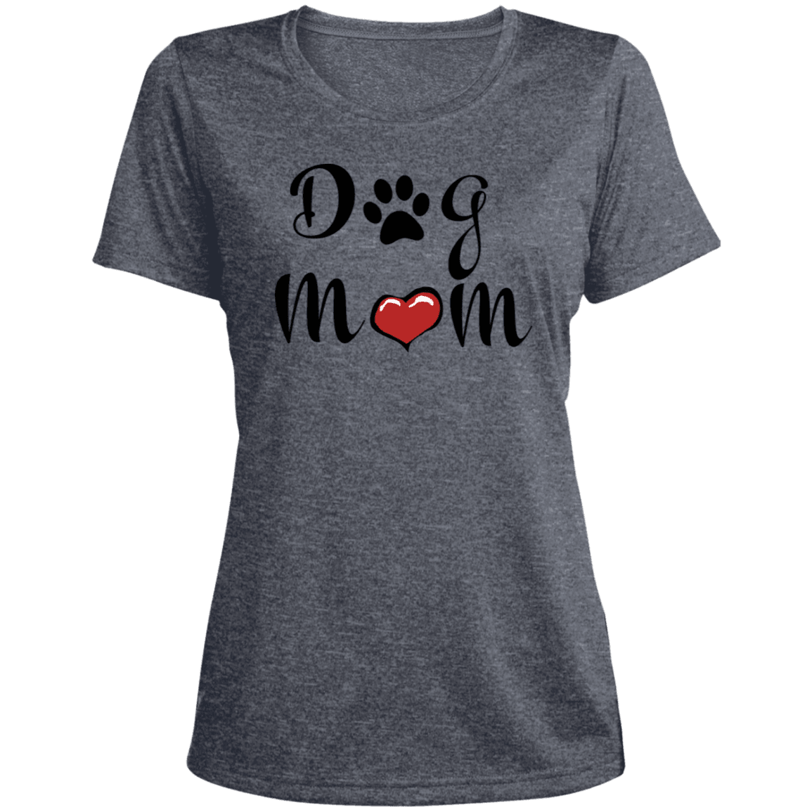 Dog Mom Ladies Dri-Fit T-Shirt – Moisture-Wicking Performance Tee - The Max & Rex Collection