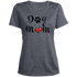 Dog Mom Ladies Dri-Fit T-Shirt – Moisture-Wicking Performance Tee - The Max & Rex Collection
