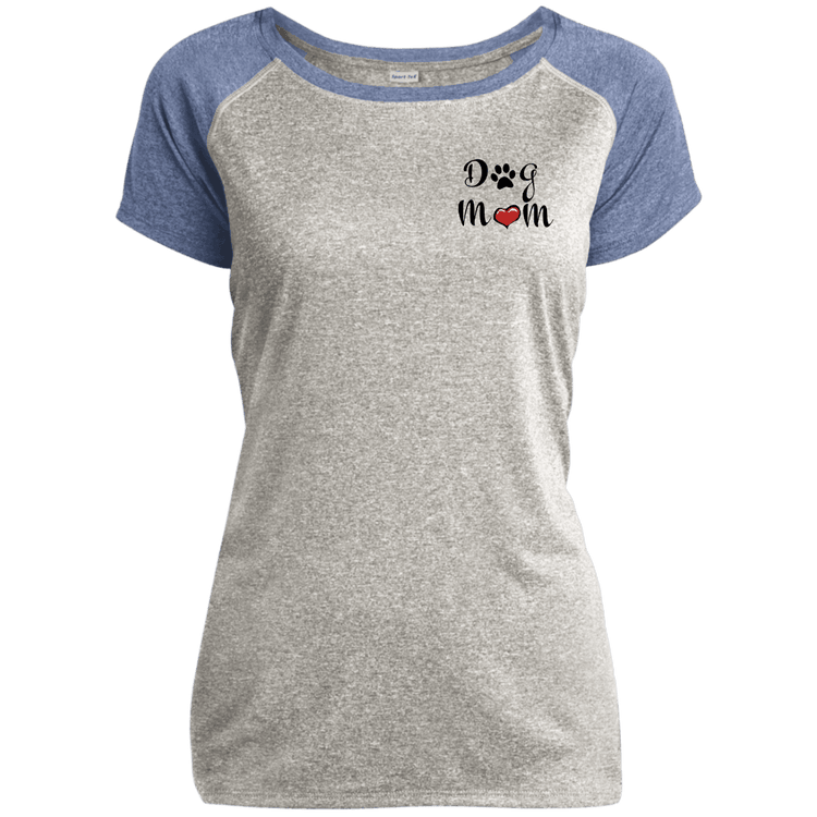 Dog Mom Performance T-Shirt – Women’s Athletic Tee with Paw & Heart Design - The Max & Rex Collection