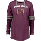 Dog Mom Hoodie – Women’s Vintage Pullover with Colorful Paw Print - The Max & Rex Collection