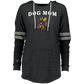 Dog Mom Hoodie – Women’s Vintage Pullover with Colorful Paw Print - The Max & Rex Collection