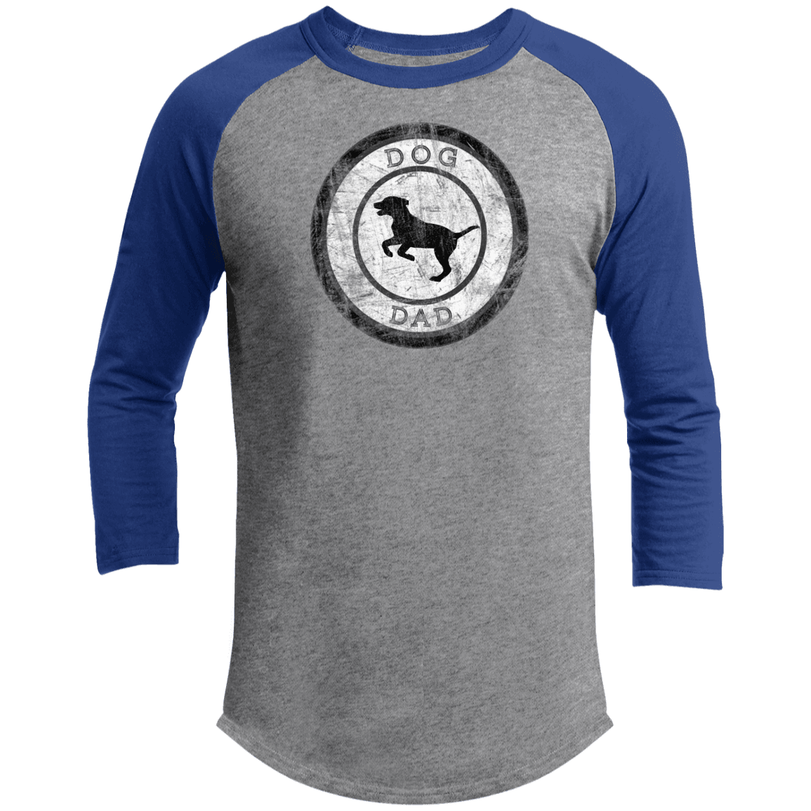 Dog Dad Baseball Tee – Men’s 3/4 Sleeve Vintage Pet Lover Shirt - The Max & Rex Collection