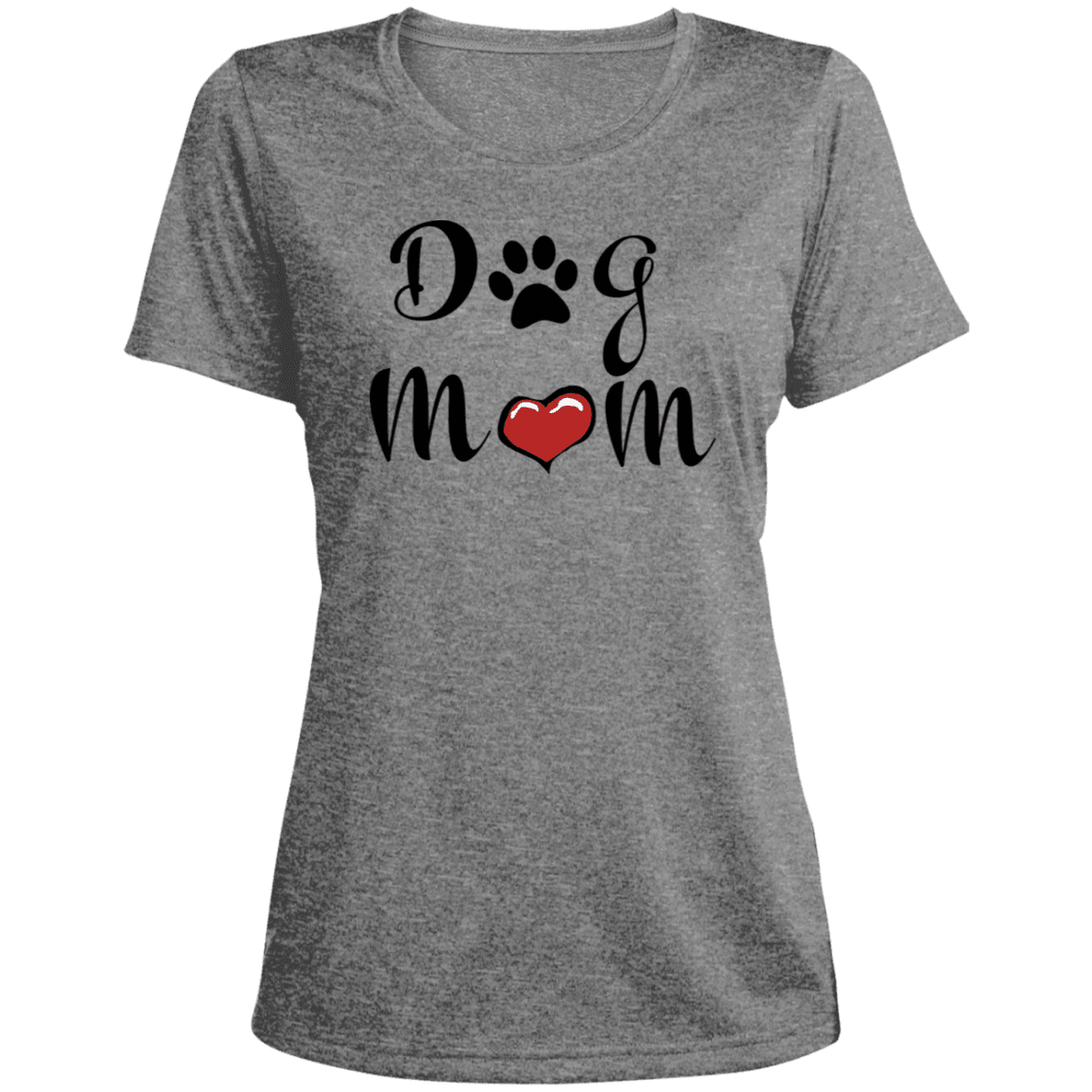 Dog Mom Ladies Dri-Fit T-Shirt – Moisture-Wicking Performance Tee - The Max & Rex Collection