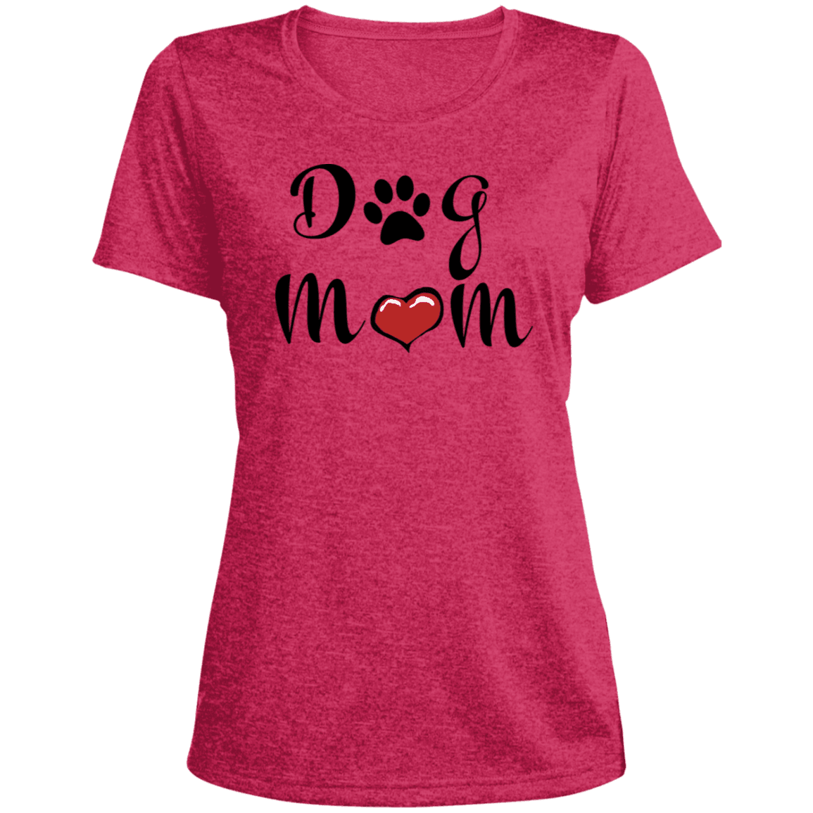 Dog Mom Ladies Dri-Fit T-Shirt – Moisture-Wicking Performance Tee - The Max & Rex Collection