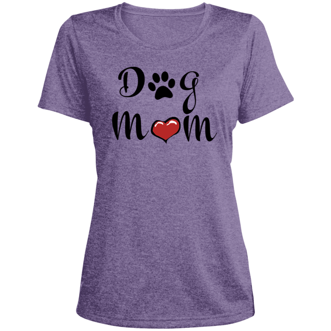 Dog Mom Ladies Dri-Fit T-Shirt – Moisture-Wicking Performance Tee - The Max & Rex Collection