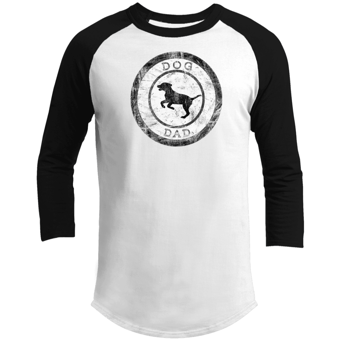 Dog Dad Baseball Tee – Men’s 3/4 Sleeve Vintage Pet Lover Shirt - The Max & Rex Collection