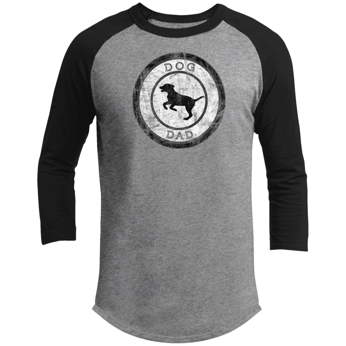 Dog Dad Baseball Tee – Men’s 3/4 Sleeve Vintage Pet Lover Shirt - The Max & Rex Collection