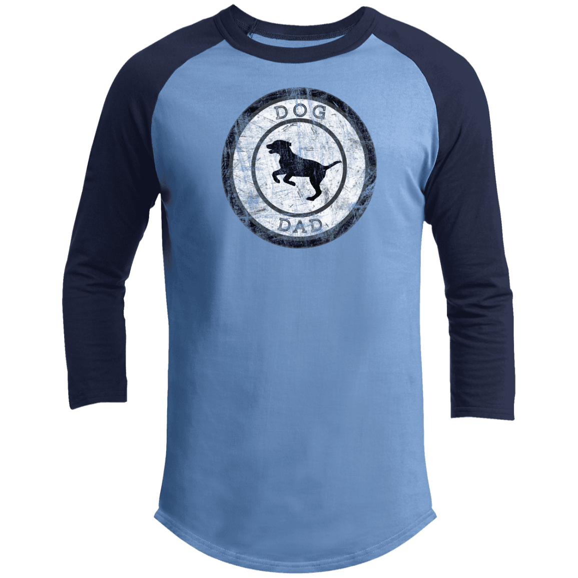 Dog Dad Baseball Tee – Men’s 3/4 Sleeve Vintage Pet Lover Shirt - The Max & Rex Collection