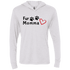 Fur Momma Tri-Blend Hooded T-Shirt – Soft Unisex Hoodie with Paw Print & Heart - The Max & Rex Collection