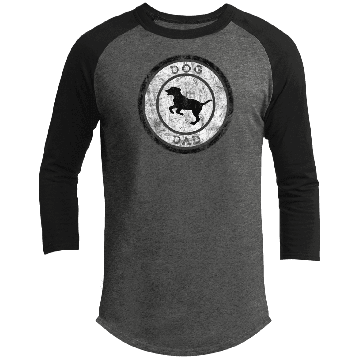 Dog Dad Baseball Tee – Men’s 3/4 Sleeve Vintage Pet Lover Shirt - The Max & Rex Collection