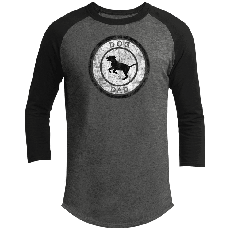 Dog Dad Baseball Tee – Men’s 3/4 Sleeve Vintage Pet Lover Shirt - The Max & Rex Collection