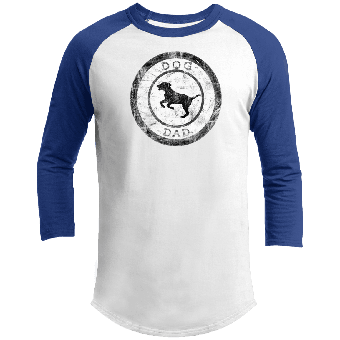 Dog Dad Baseball Tee – Men’s 3/4 Sleeve Vintage Pet Lover Shirt - The Max & Rex Collection