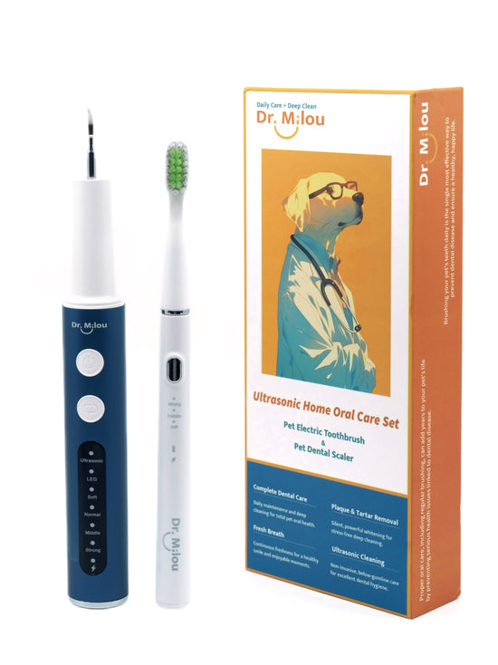 Ultrasonic Home Pet Oral Care Set by Dr. Milou Black Friday 50% Off Sale (100% Money Back Guarantee) Only For Pets