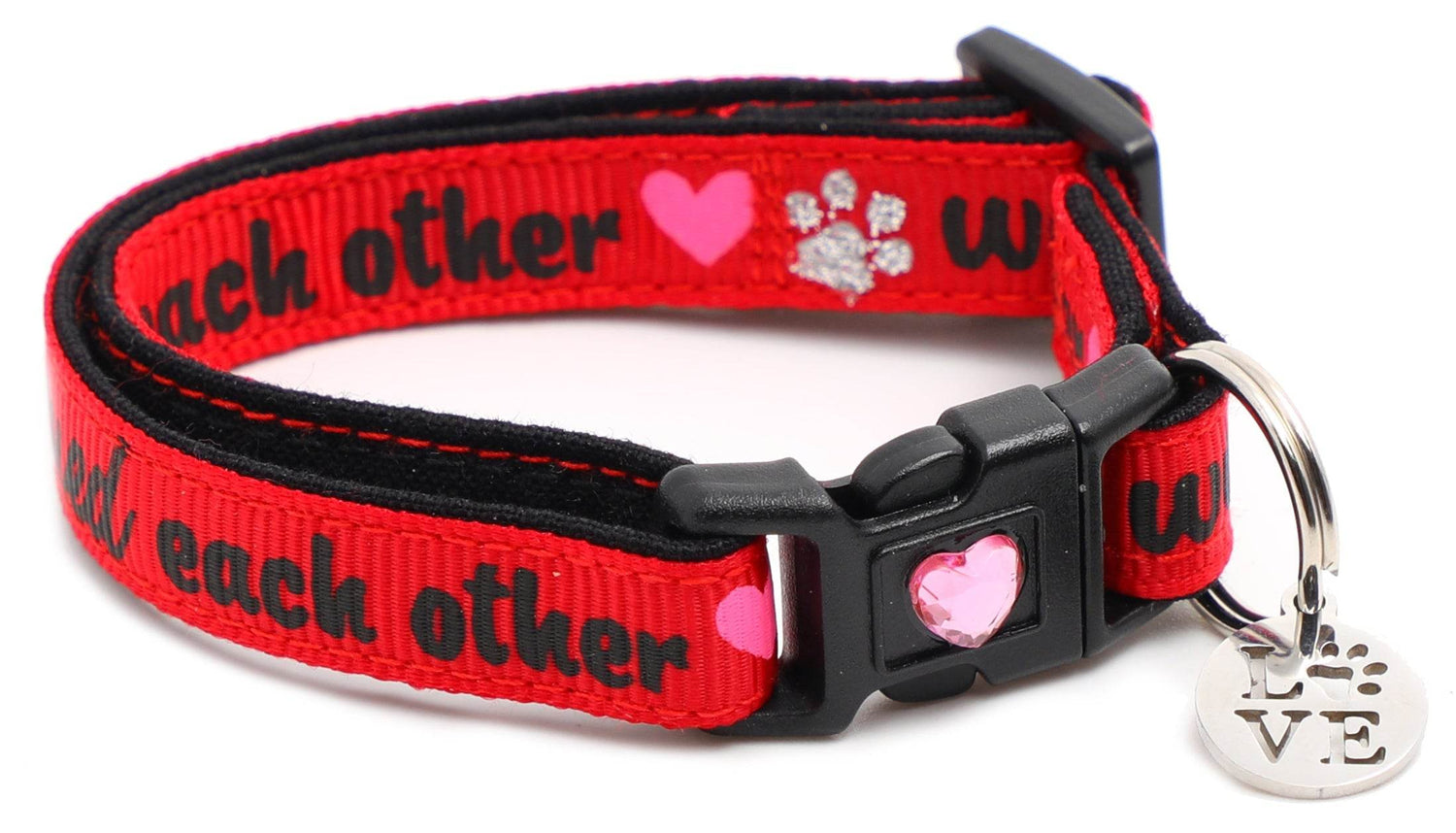 We Rescued Each Other Cat Collar – Adjustable Breakaway Safety Collar - The Max & Rex Collection