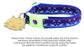 Glowing Cat Faces Breakaway Cat Collar - The Max & Rex Collection