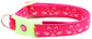 Glowing Cat Faces Breakaway Cat Collar - The Max & Rex Collection
