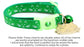 Glowing Cat Faces Breakaway Cat Collar - The Max & Rex Collection
