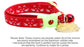Glowing Cat Faces Breakaway Cat Collar - The Max & Rex Collection