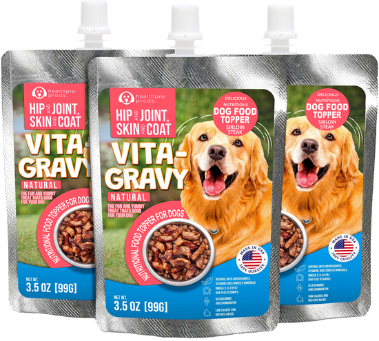 Sirloin Steak Nutritional Gravy Topper for Dogs | Complete Daily Wellness Formula